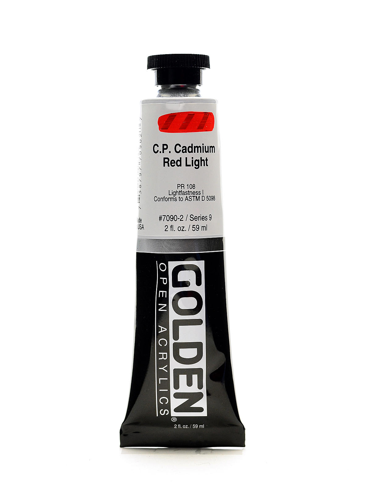 OPEN Acrylic Colors cadmium red light (CP) 2 oz. tube