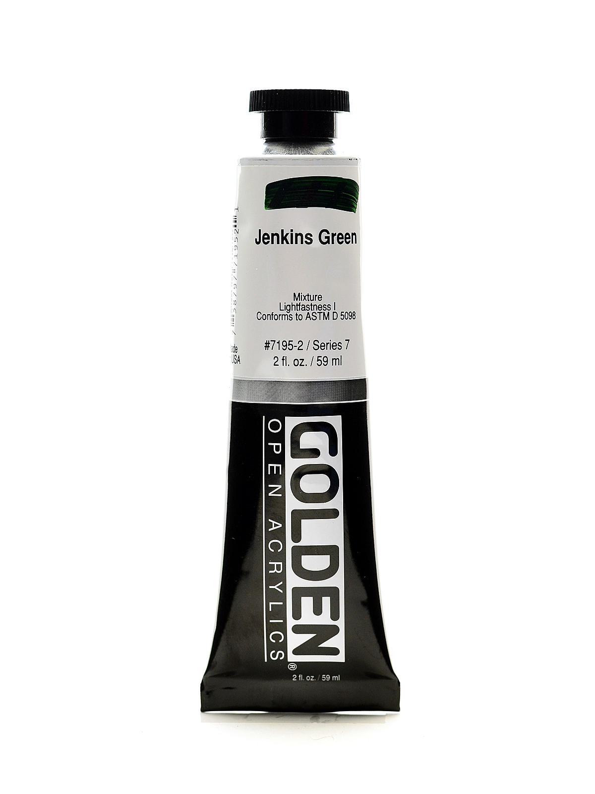 OPEN Acrylic Colors Jenkins green 2 oz. tube