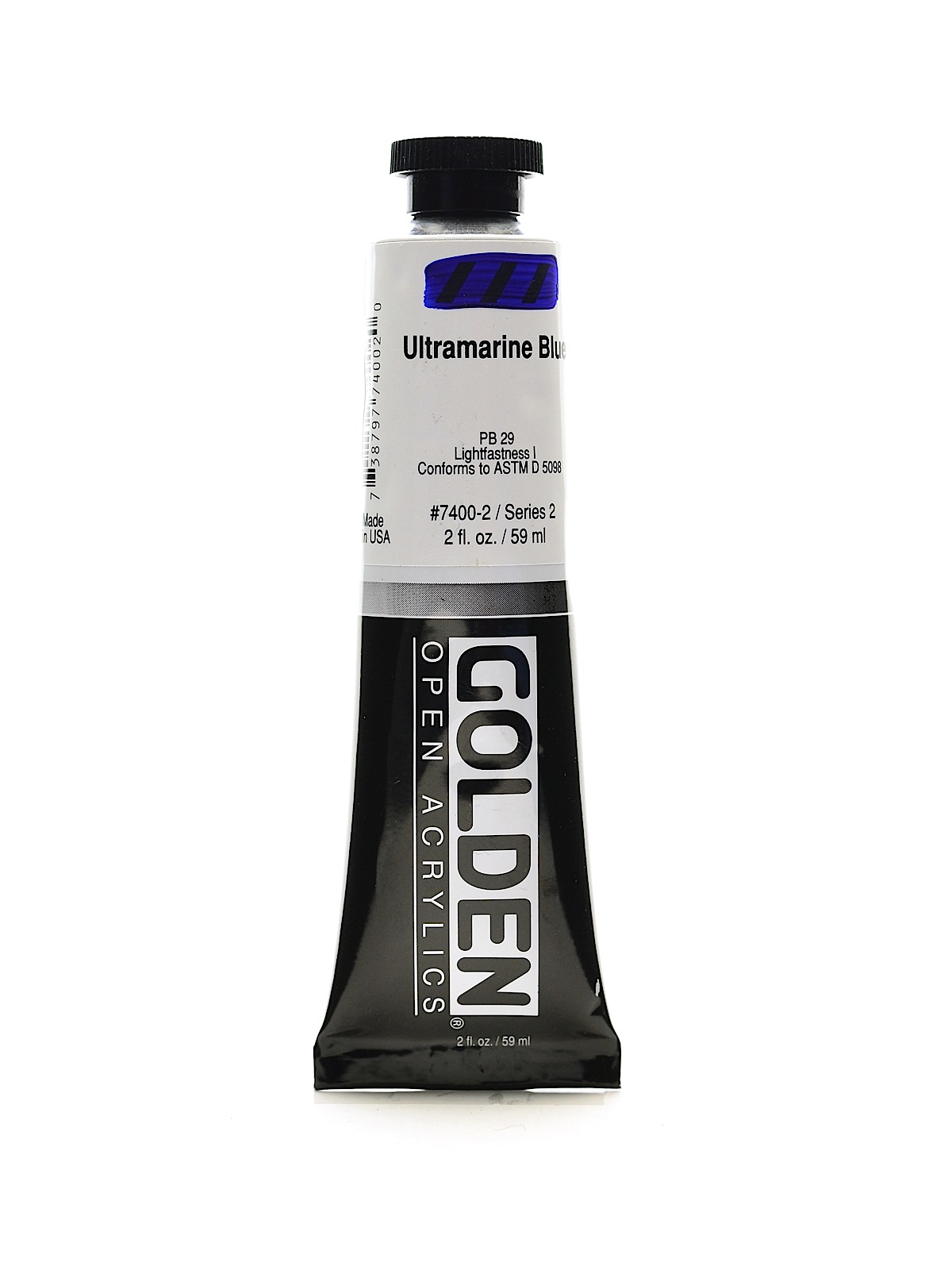 OPEN Acrylic Colors ultramarine blue 2 oz. tube