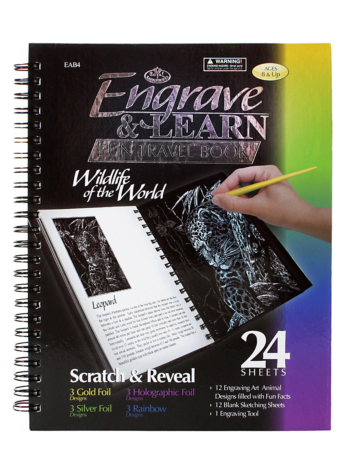 Engrave & Learn Travel Books Wildlife of the World