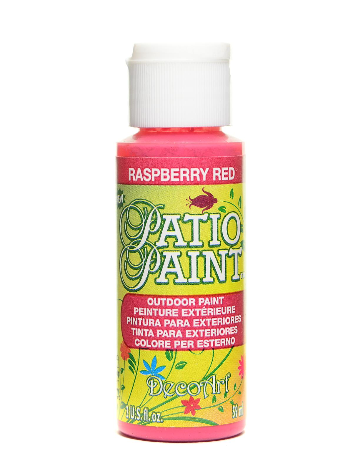 Patio Paint raspberry red 2 oz.