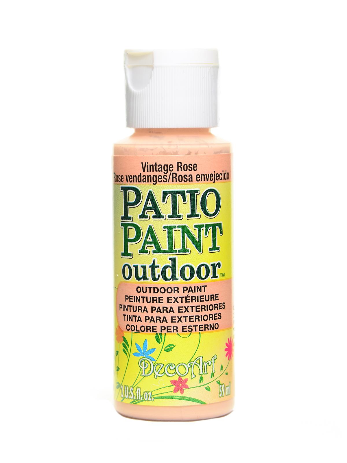 Patio Paint vintage rose 2 oz.