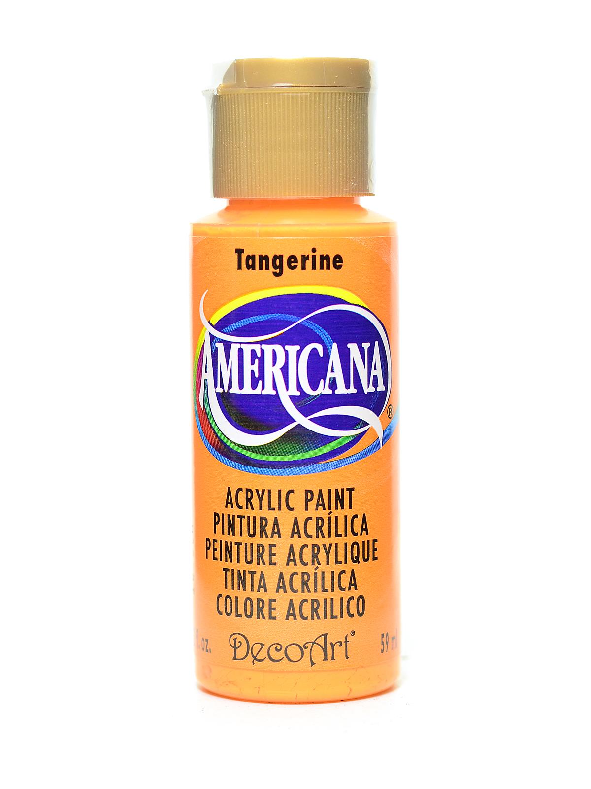 Americana Acrylic Paints tangerine 2 oz.