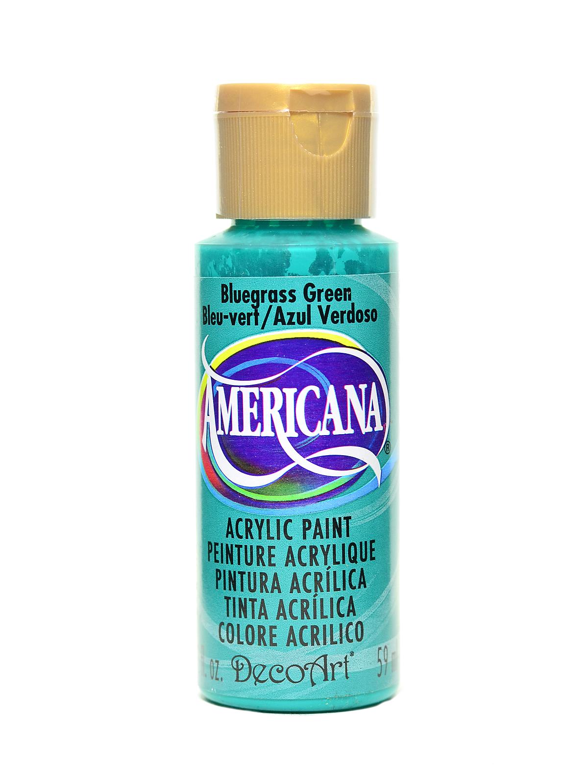 Americana Acrylic Paints bluegrass green 2 oz.