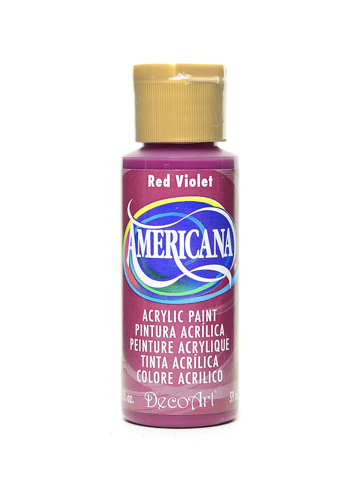 Americana Acrylic Paints red violet 2 oz.