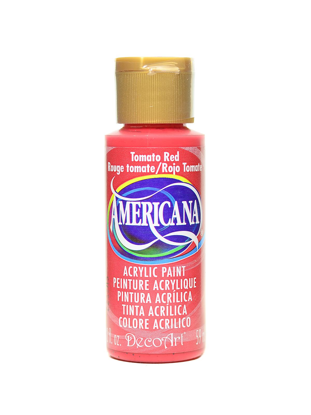 Americana Acrylic Paints tomato red 2 oz.