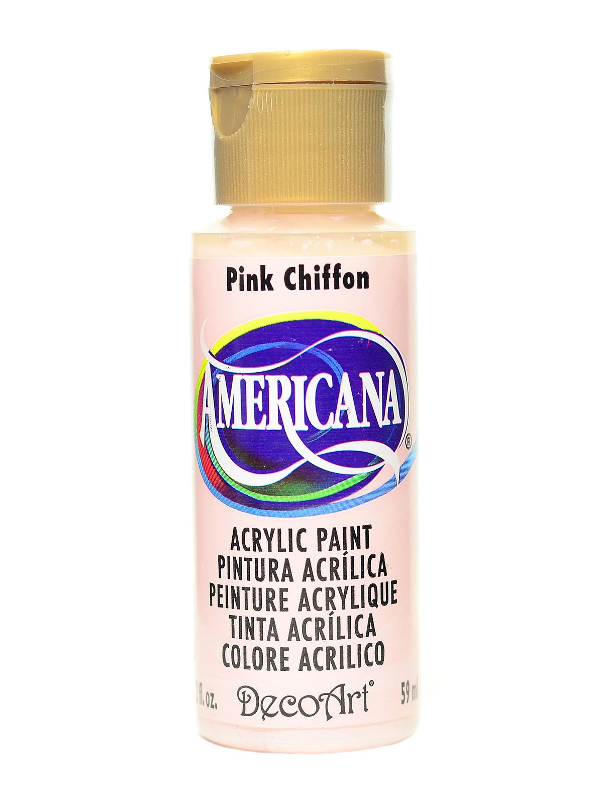 Americana Acrylic Paints pink chiffon 2 oz.