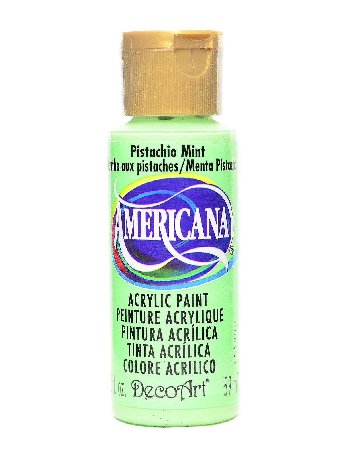 Americana Acrylic Paints pistachio mint 2 oz.