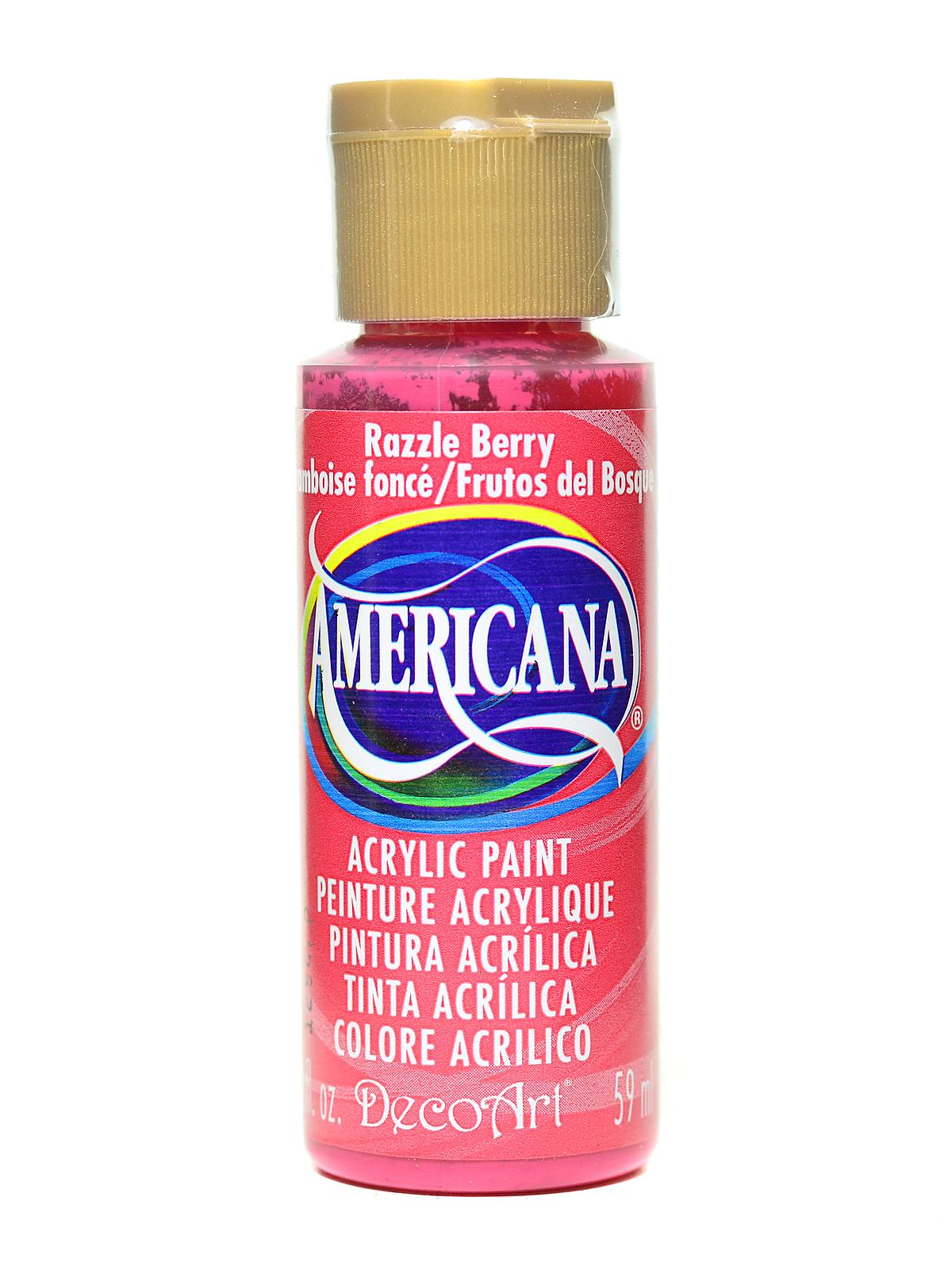Americana Acrylic Paints razzle berry 2 oz.