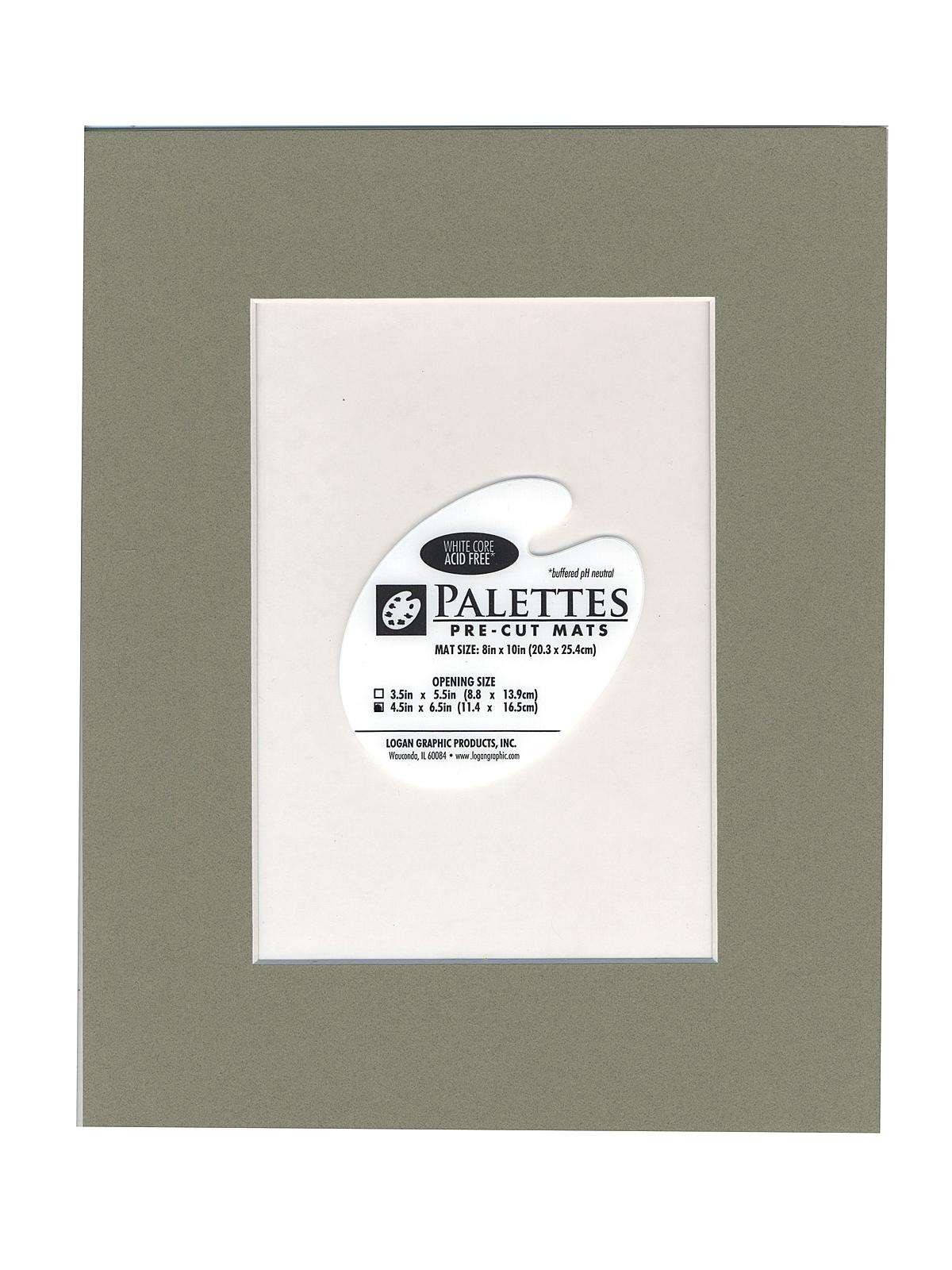 Palettes Pre-Cut Mats rectangle tarragon 5 in. x 7 in.