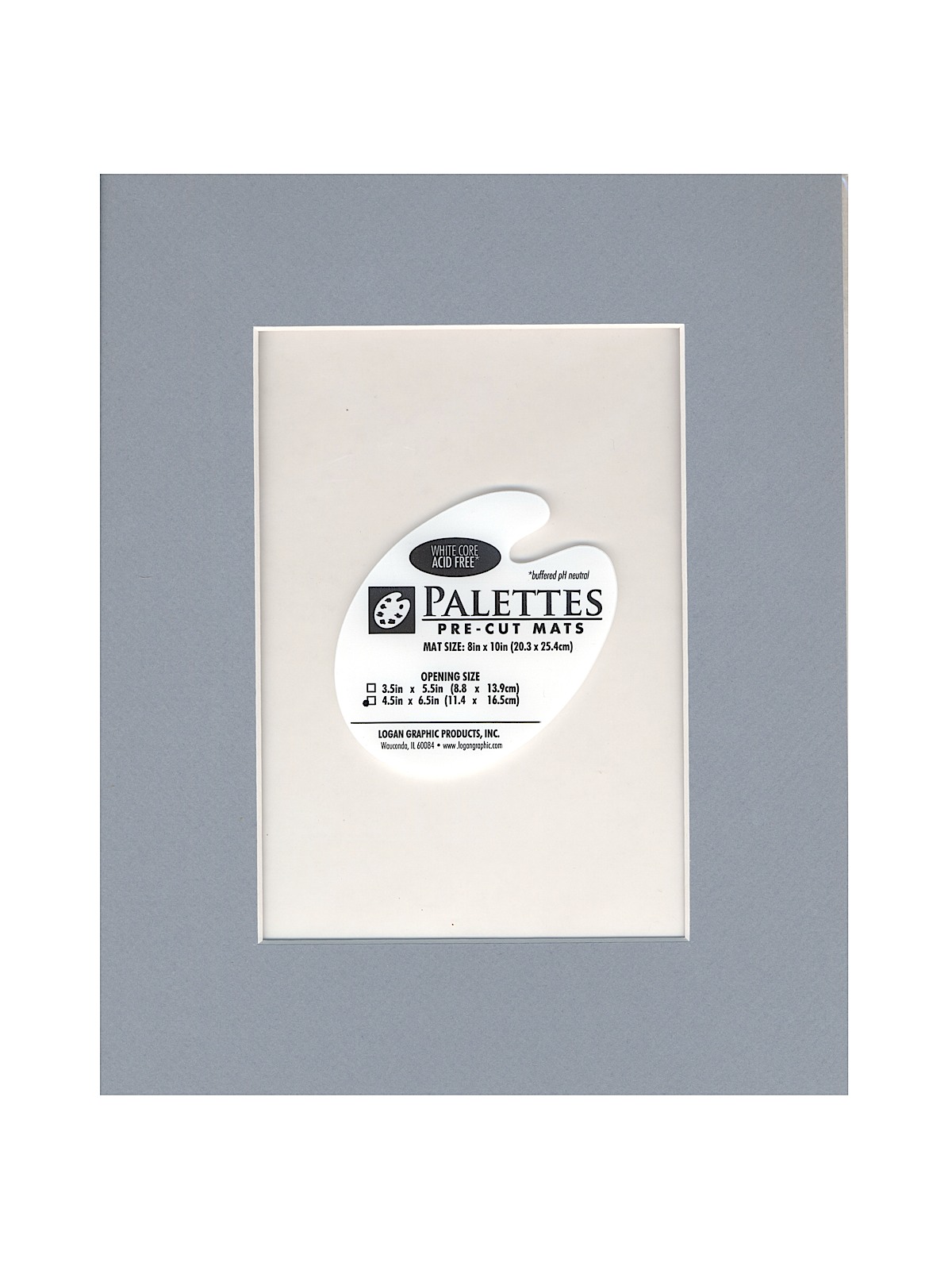 Palettes Pre-Cut Mats rectangle Wedgwood blue 5 in. x 7 in.