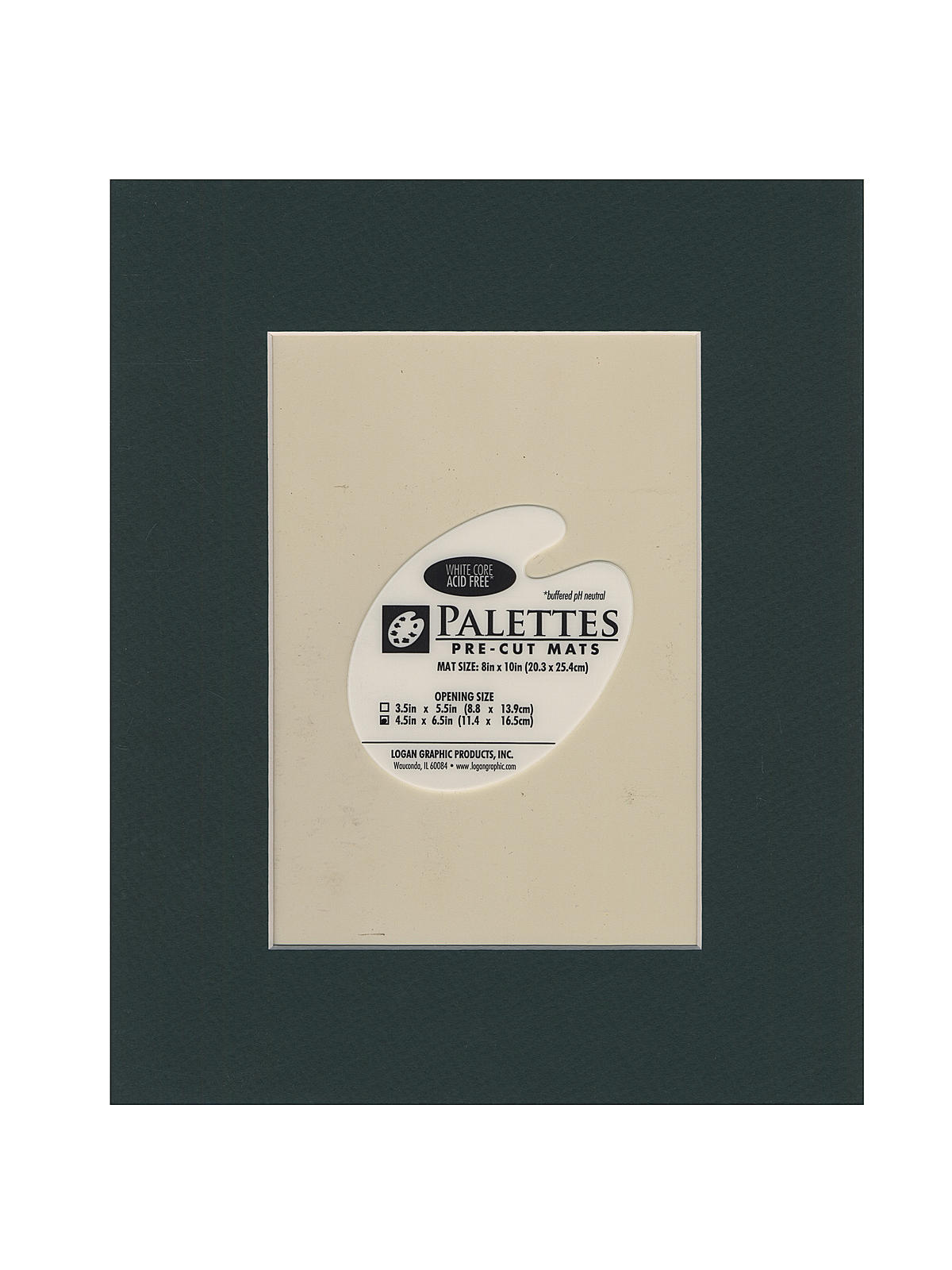 Palettes Pre-Cut Mats rectangle forest shadow 8 in. x 10 in.