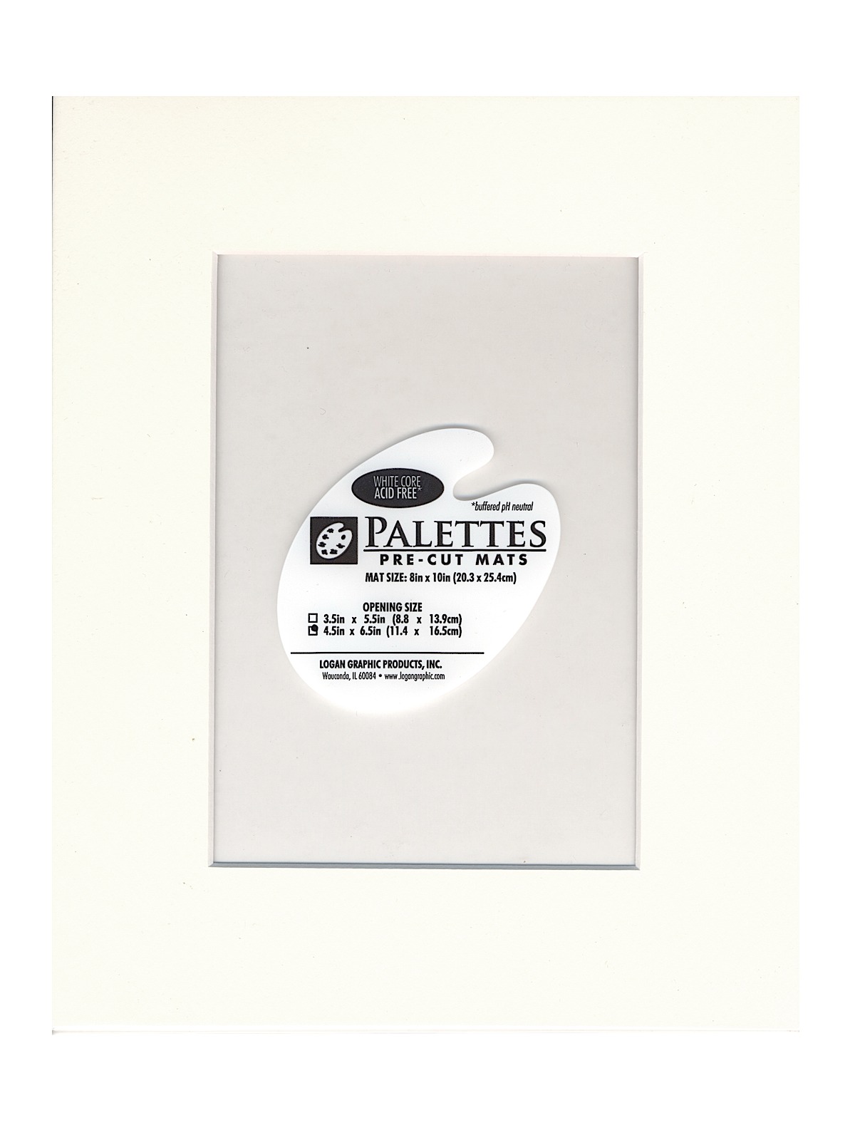 Palettes Pre-Cut Mats Rectangle Antique White 11 In. X 14 In.