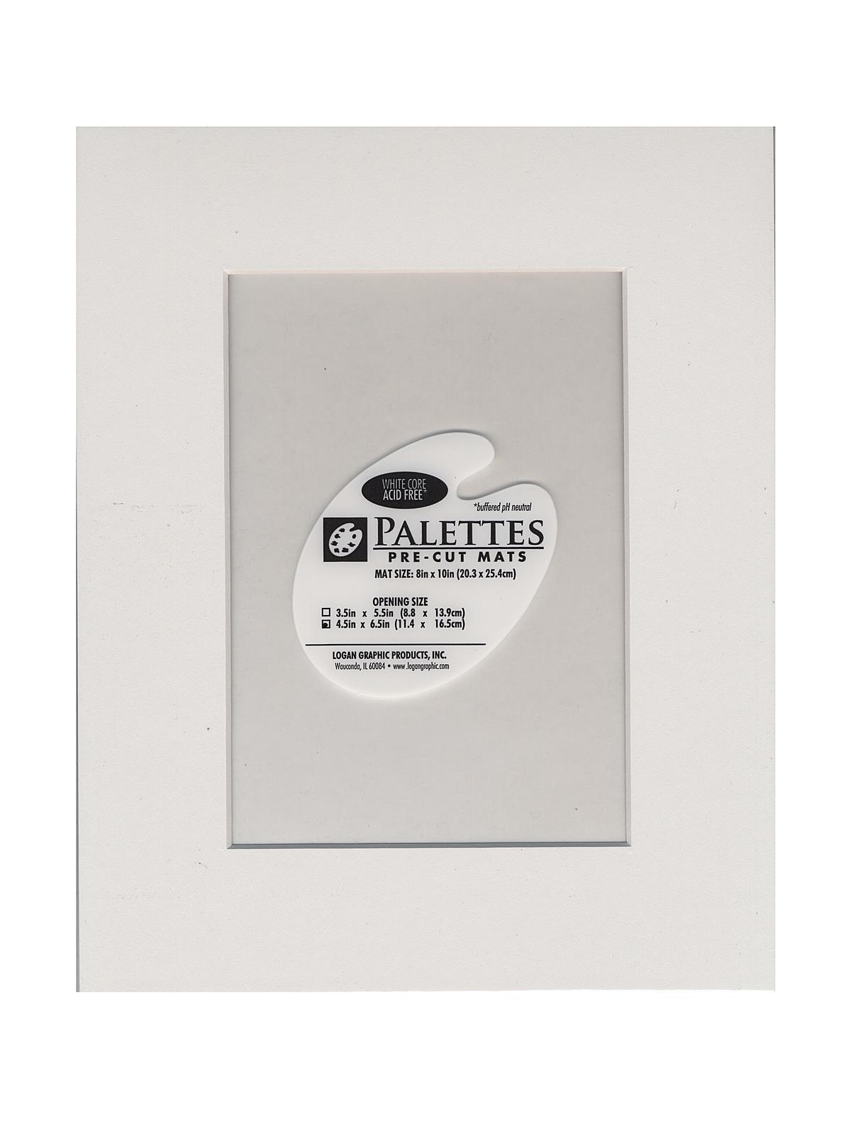 Palettes Pre-Cut Mats rectangle seashell white 16 in. x 20 in.