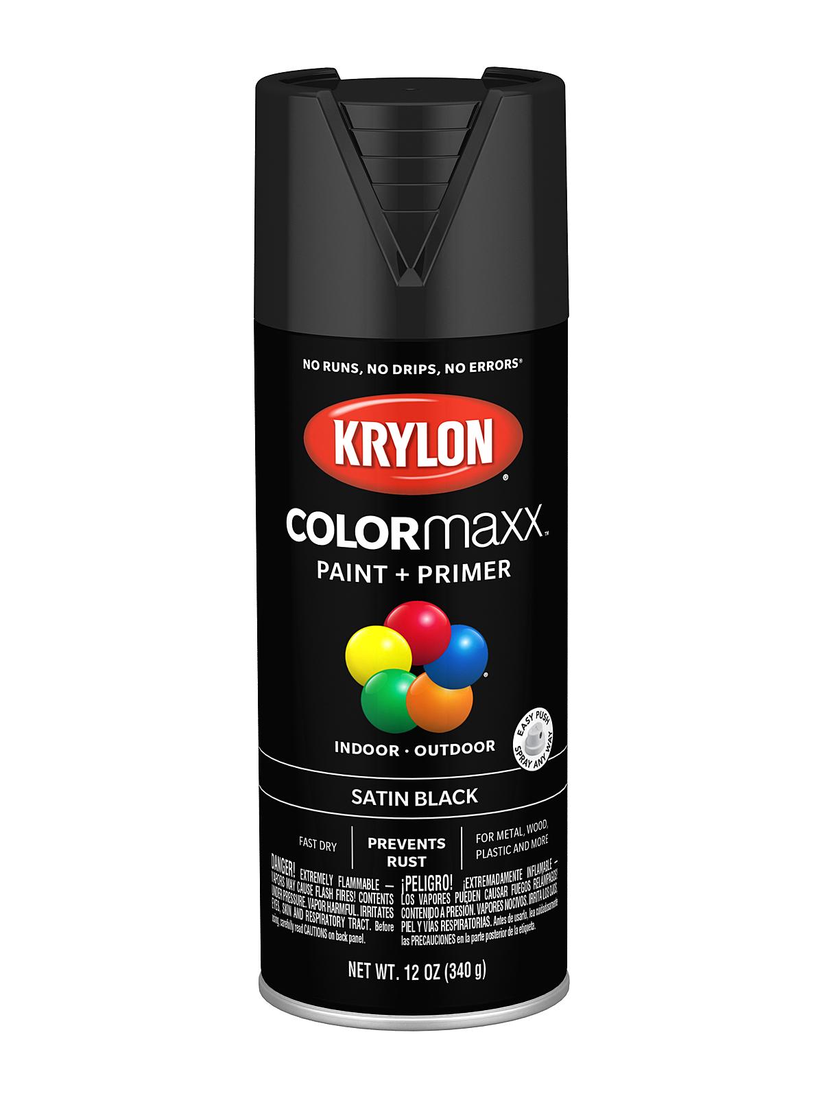 COLORmaxxx black satin
