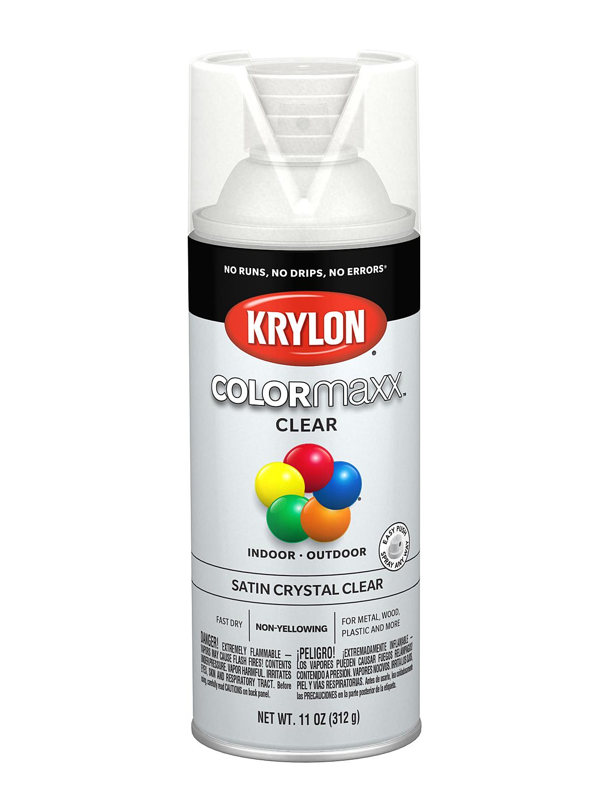COLORmaxxx crystal clear satin