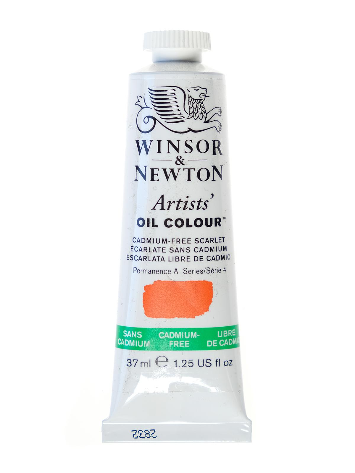 Artists' Oil Colours cadmium free scarlet 903 37 ml