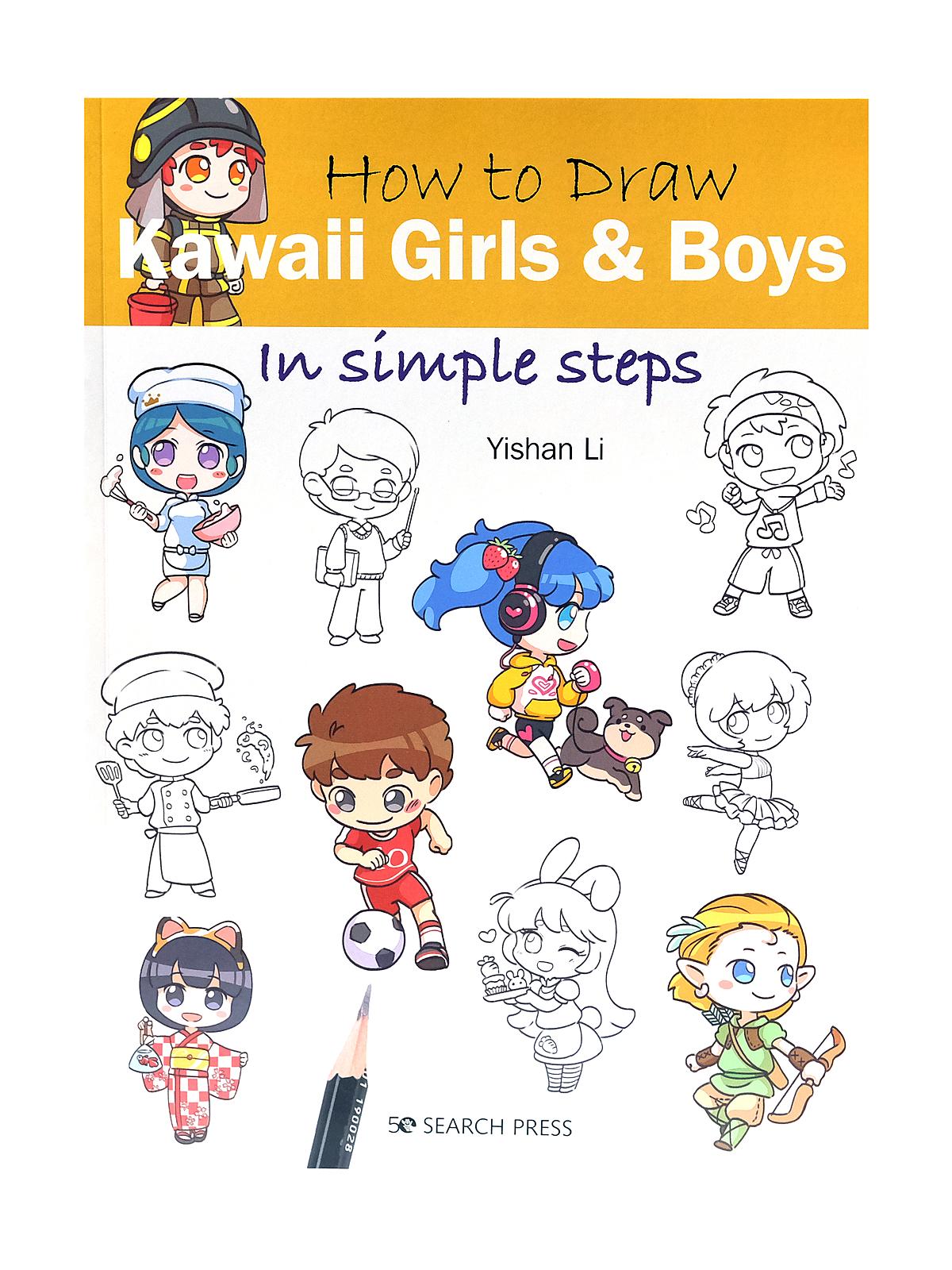 How To Draw Series Kawaii Girls And Boys