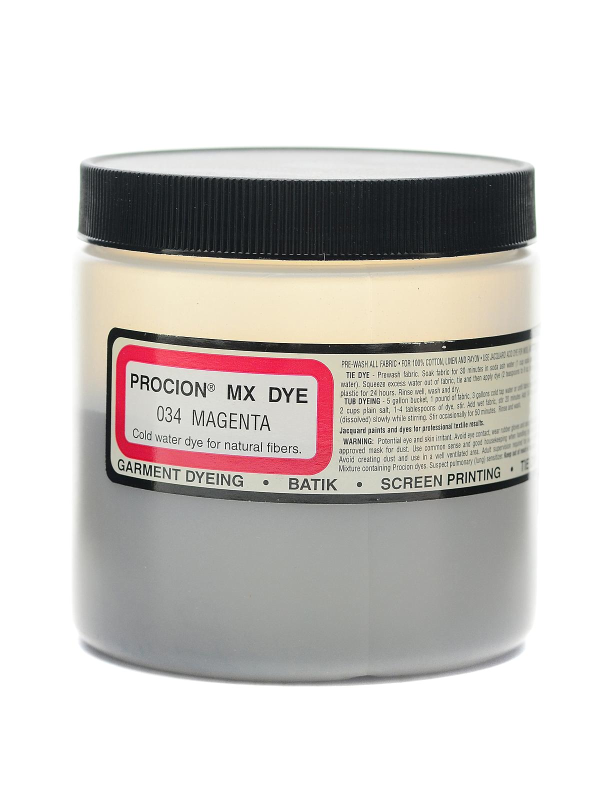 Procion MX Fiber Reactive Dye magenta 034 8 oz.