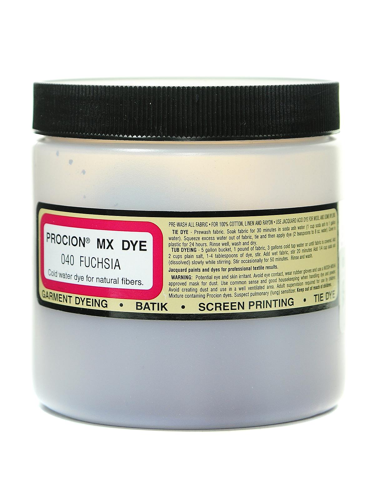 Procion MX Fiber Reactive Dye fuchsia 040 8 oz.