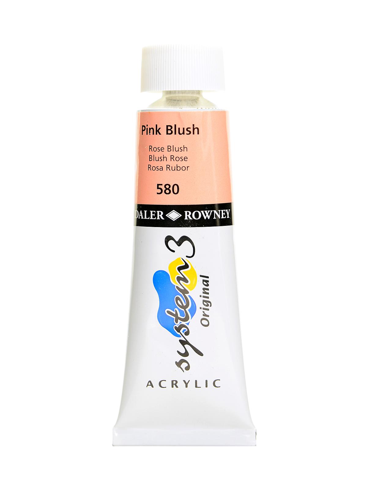 System 3 Acrylic Colour peach pink 59 ml