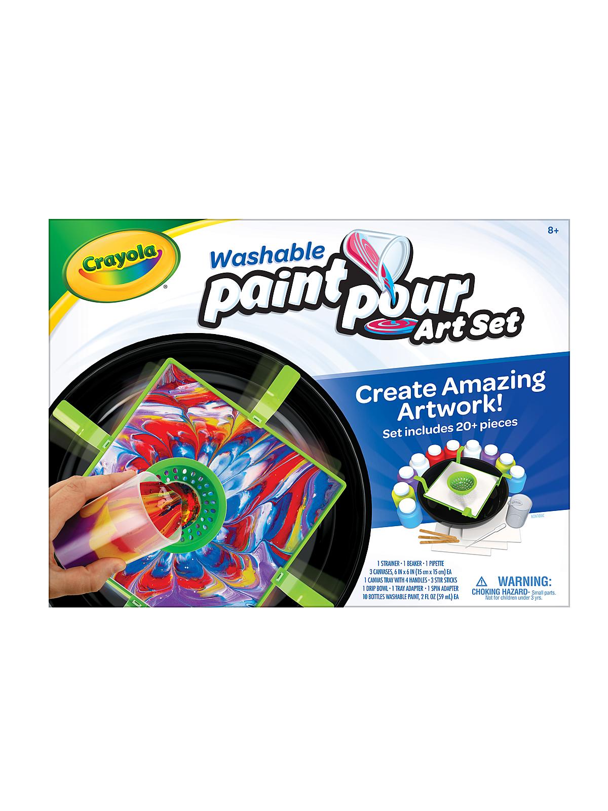 Washable Paint & Pour Art Set each
