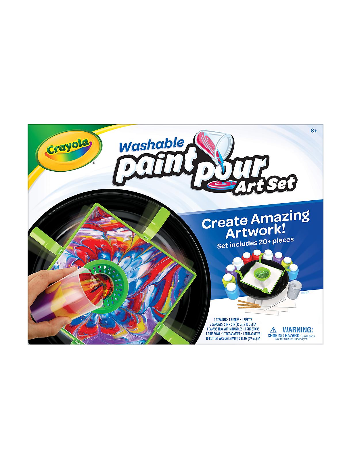 Washable Paint & Pour Art Set Each