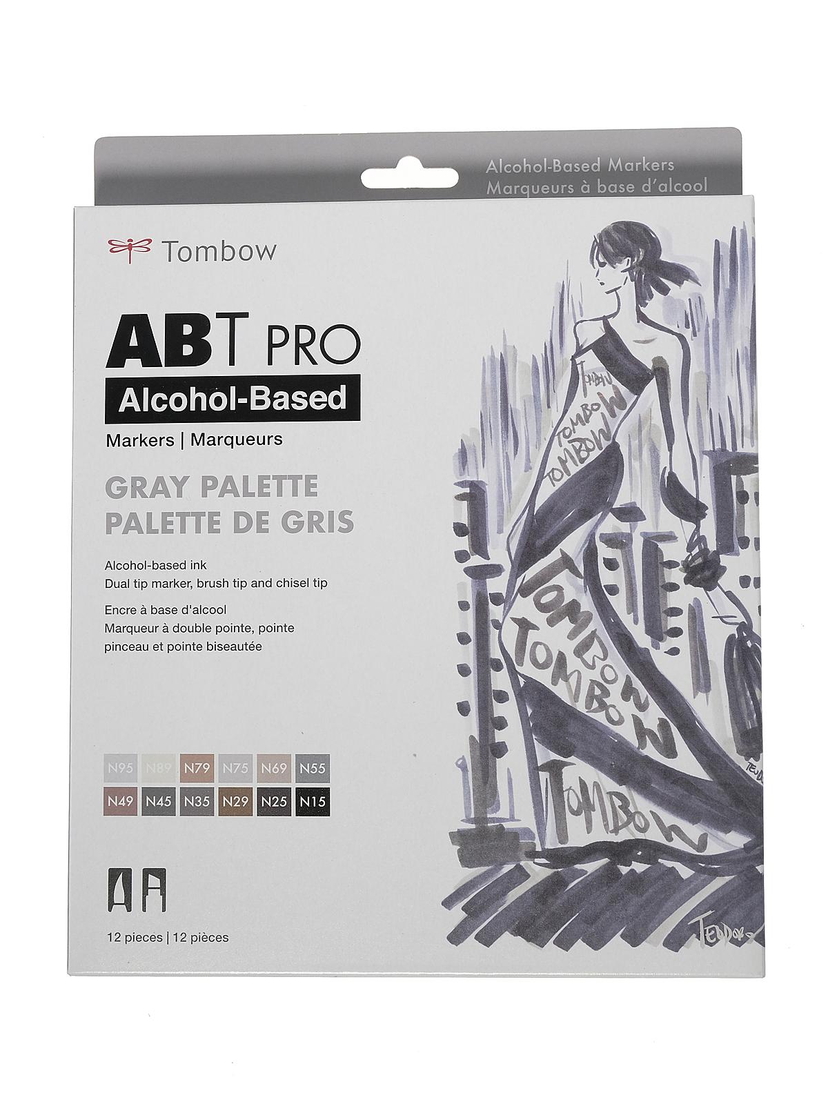 ABT PRO Markers gray palette 56962 set of 12