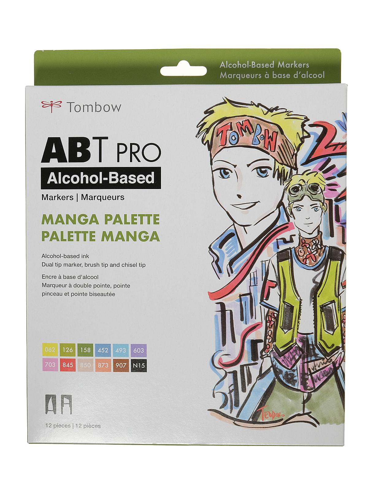 ABT PRO Markers manga palette 56966 set of 12