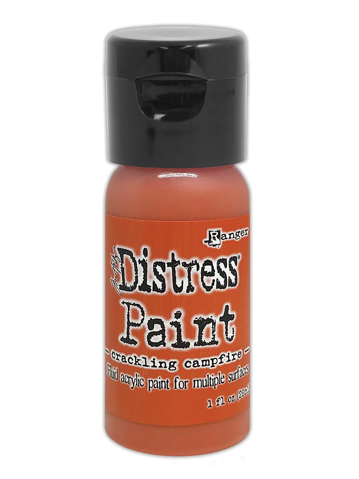 Tim Holtz Distress Paints 1 oz. bottle crackling campfire