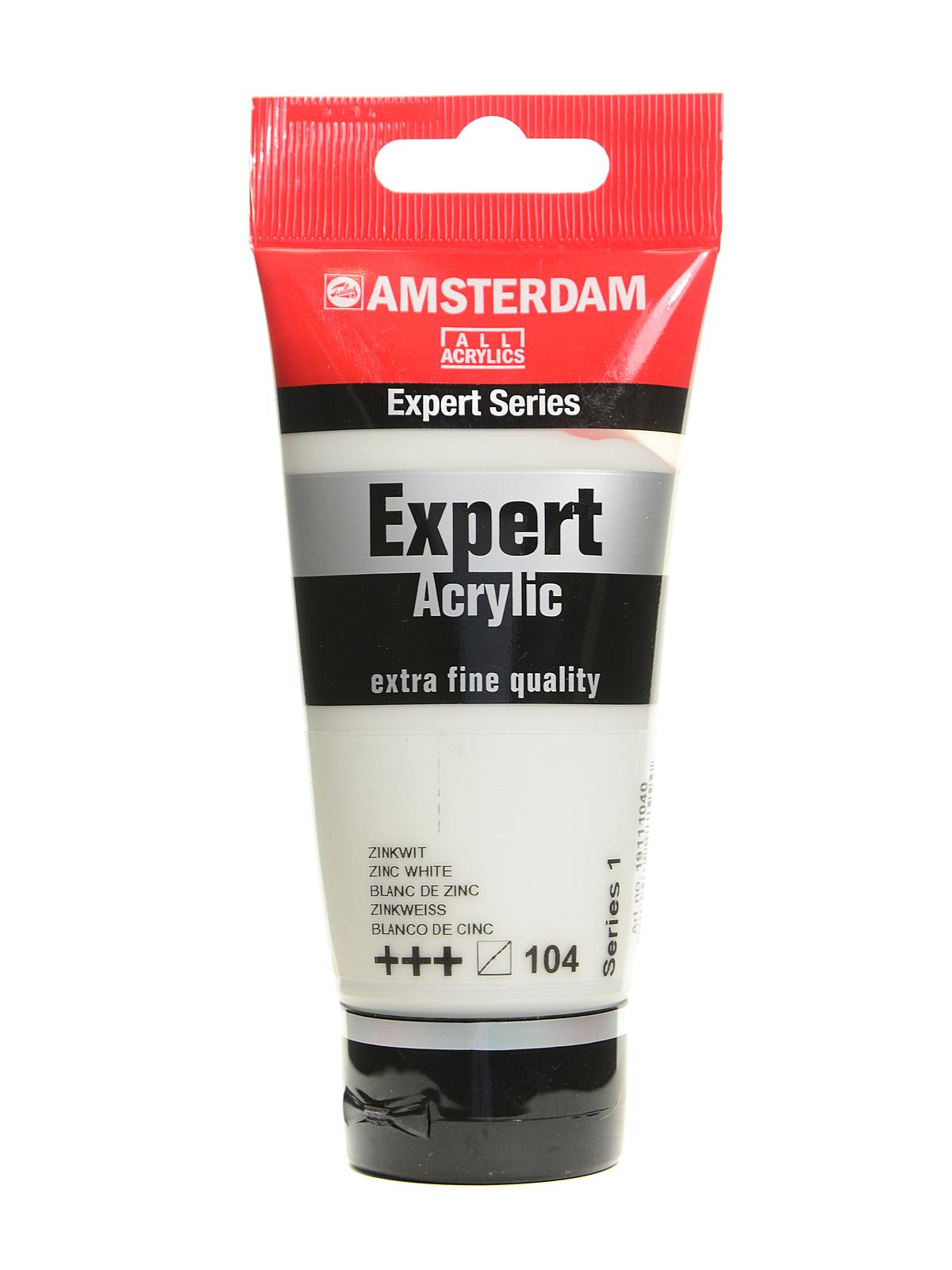 Expert Acrylic Tubes zinc white 75 ml