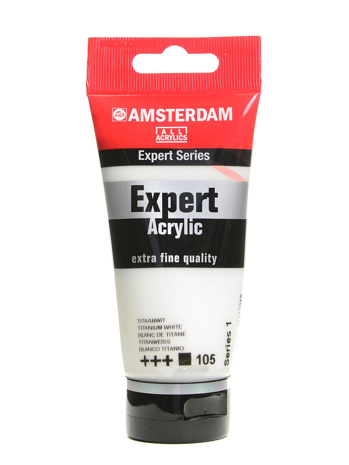 Expert Acrylic Tubes titanium white 75 ml