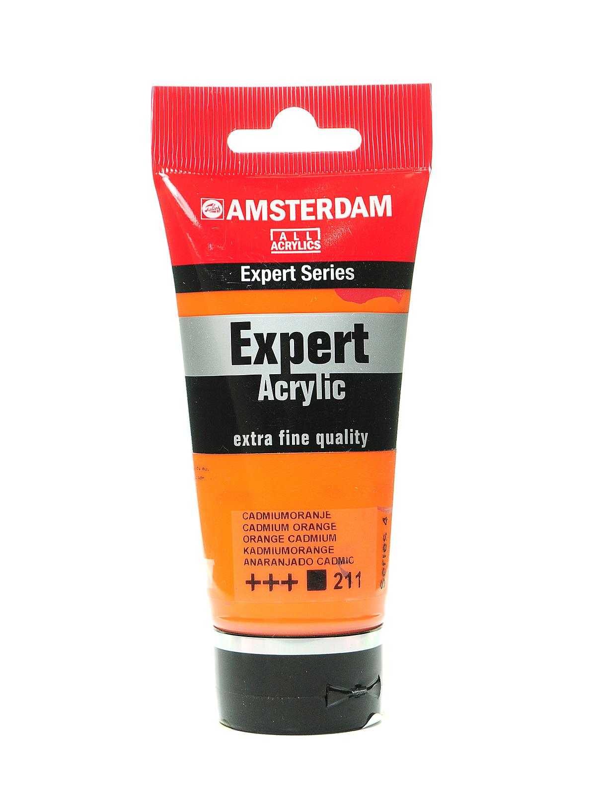 Expert Acrylic Tubes Cadmium Orange 75 Ml