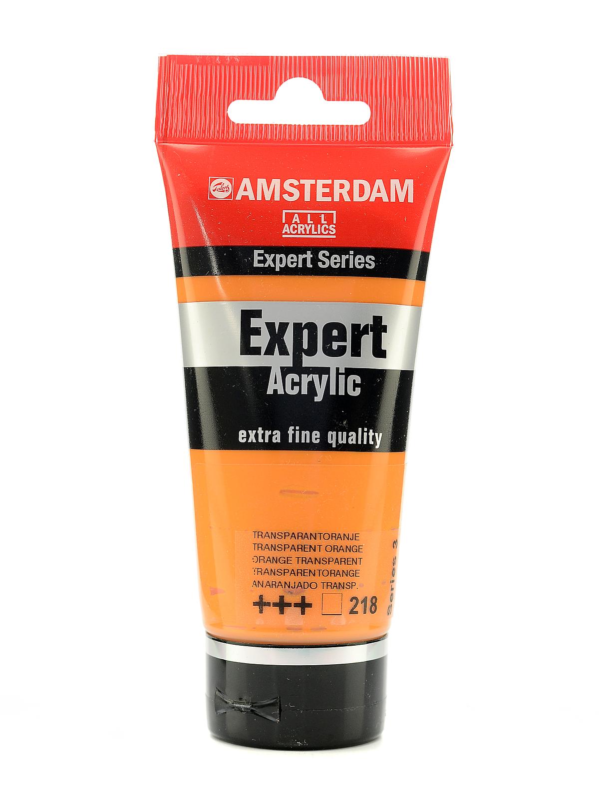 Expert Acrylic Tubes transparent orange 75 ml
