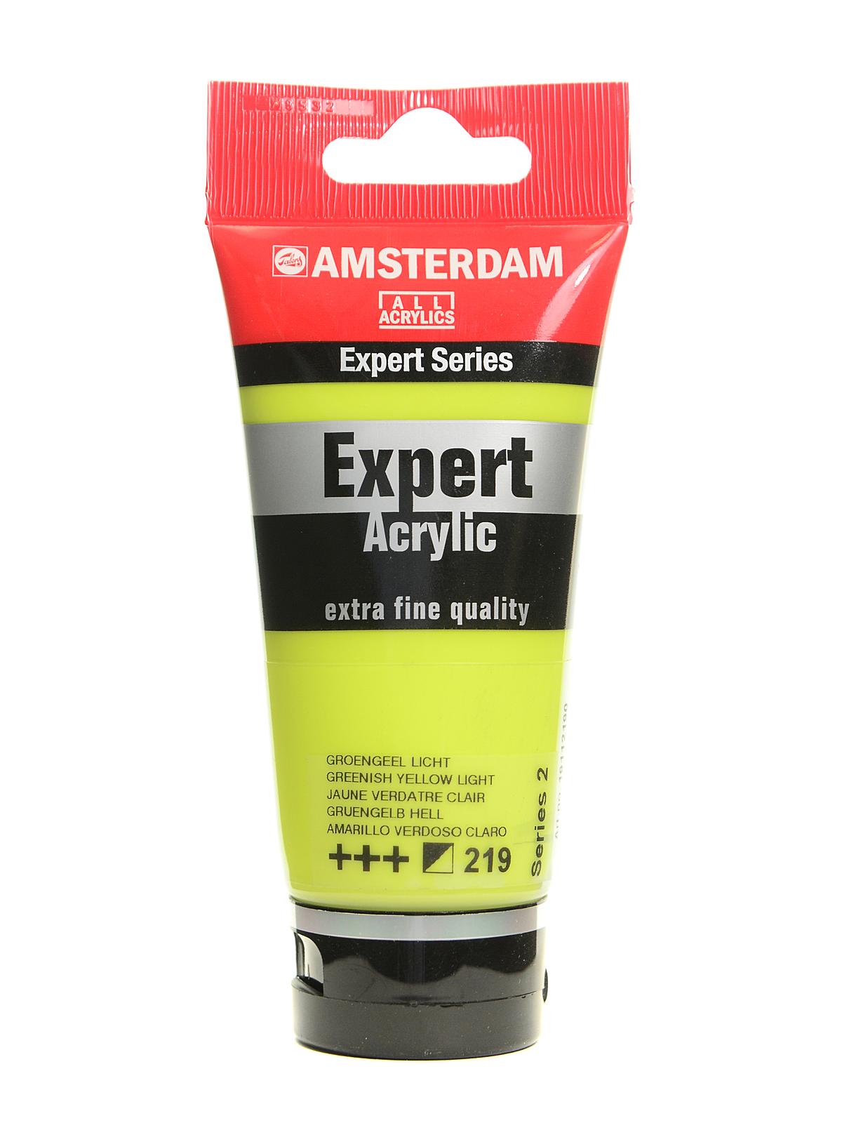 Expert Acrylic Tubes greenish yellow light 75 ml