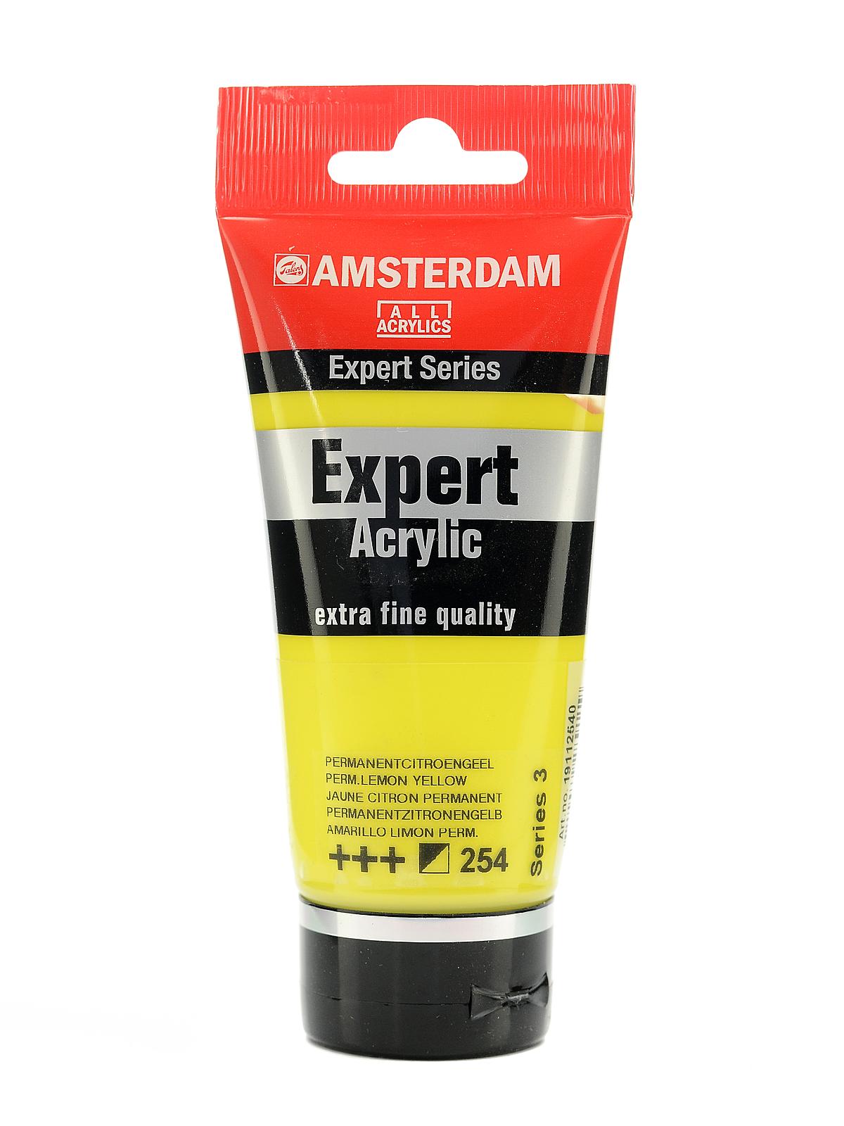 Expert Acrylic Tubes permanent lemon yellow 75 ml