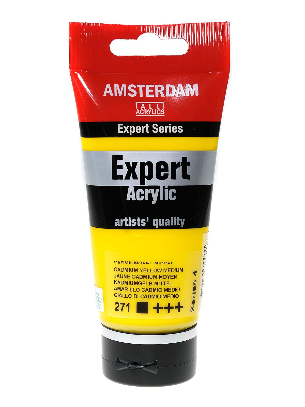 Expert Acrylic Tubes cadmium yellow medium 75 ml