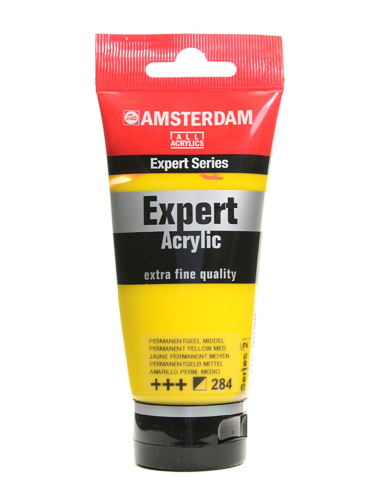 Expert Acrylic Tubes permanent yellow medium 75 ml