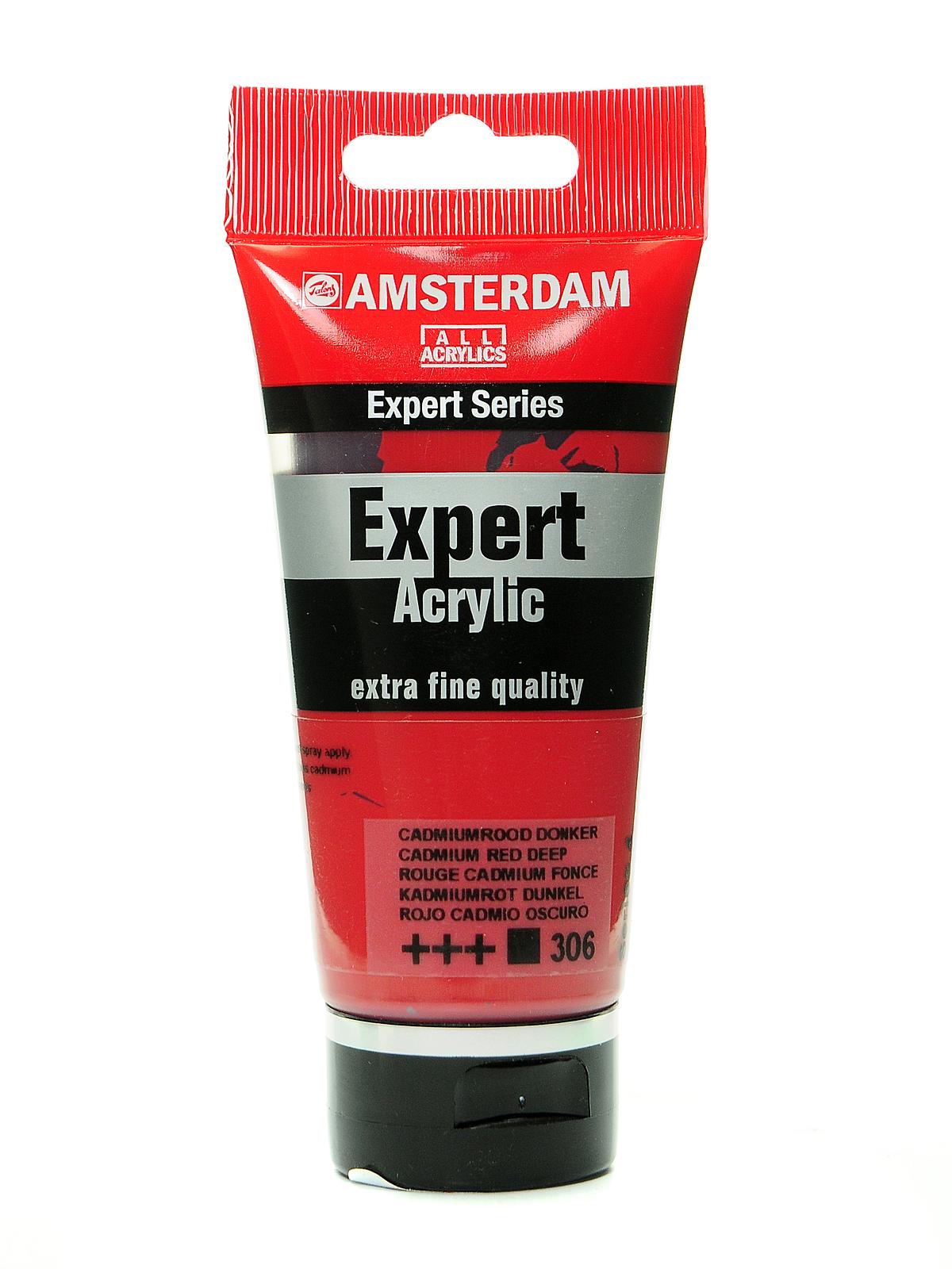 Expert Acrylic Tubes Cadmium Red Deep 75 Ml