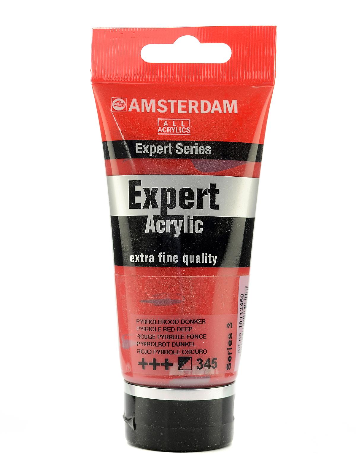 Expert Acrylic Tubes pyrrole red deep 75 ml