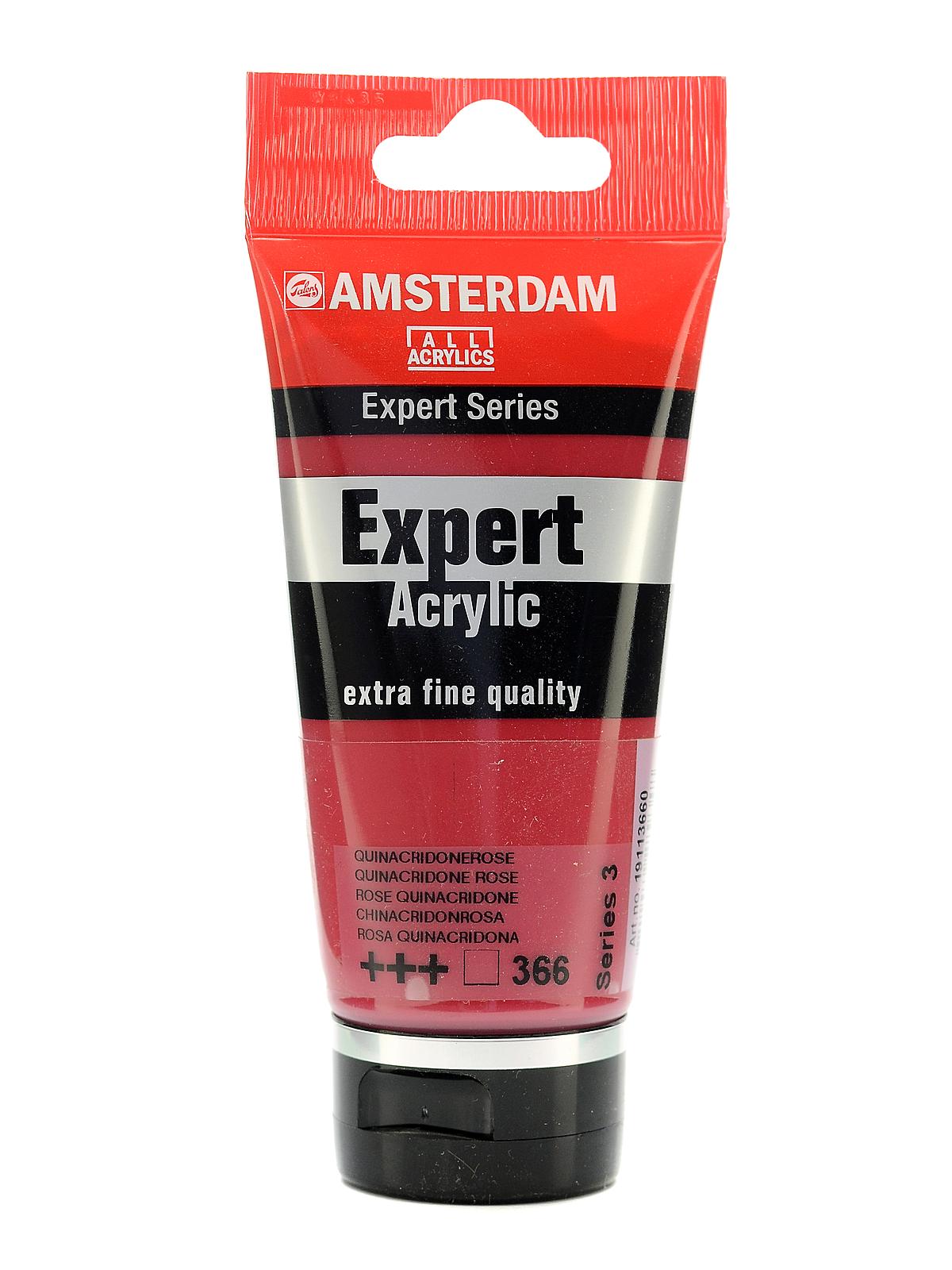 Expert Acrylic Tubes quinacridone rose 75 ml
