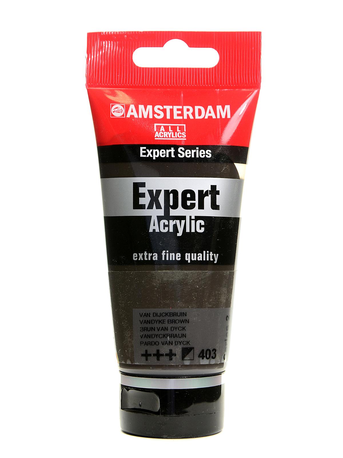 Expert Acrylic Tubes Vandyke brown 75 ml