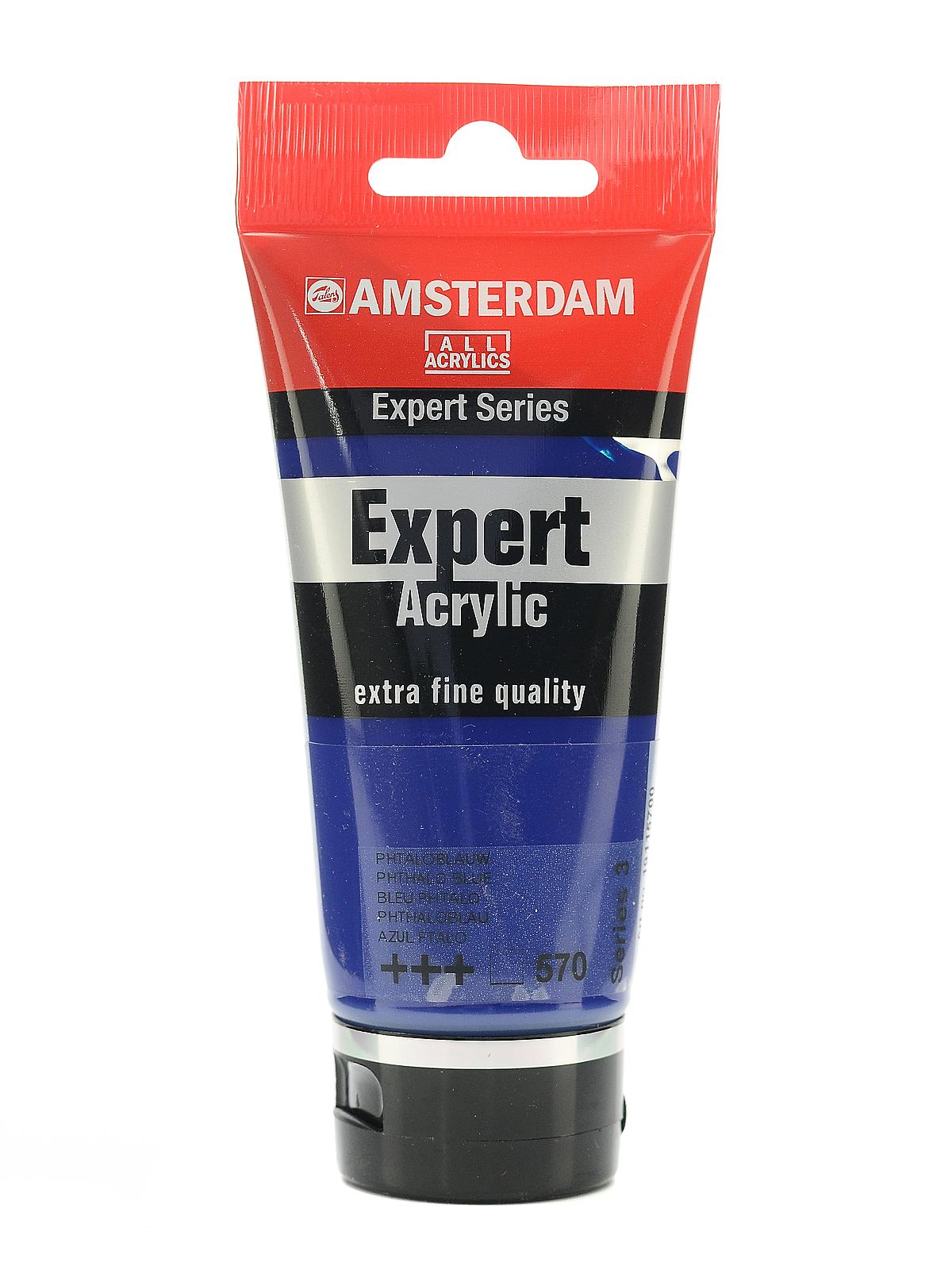 Expert Acrylic Tubes phthalo blue 75 ml