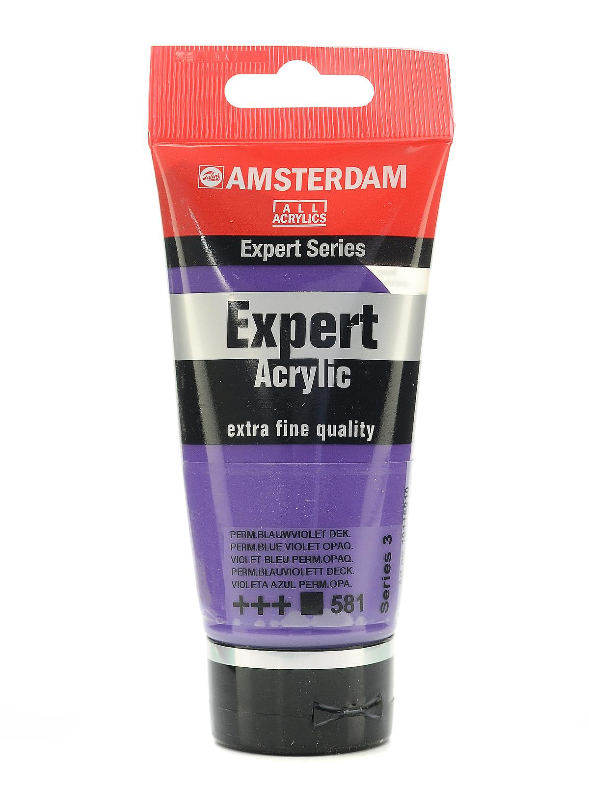 Expert Acrylic Tubes permanent blue violet opaque 75 ml
