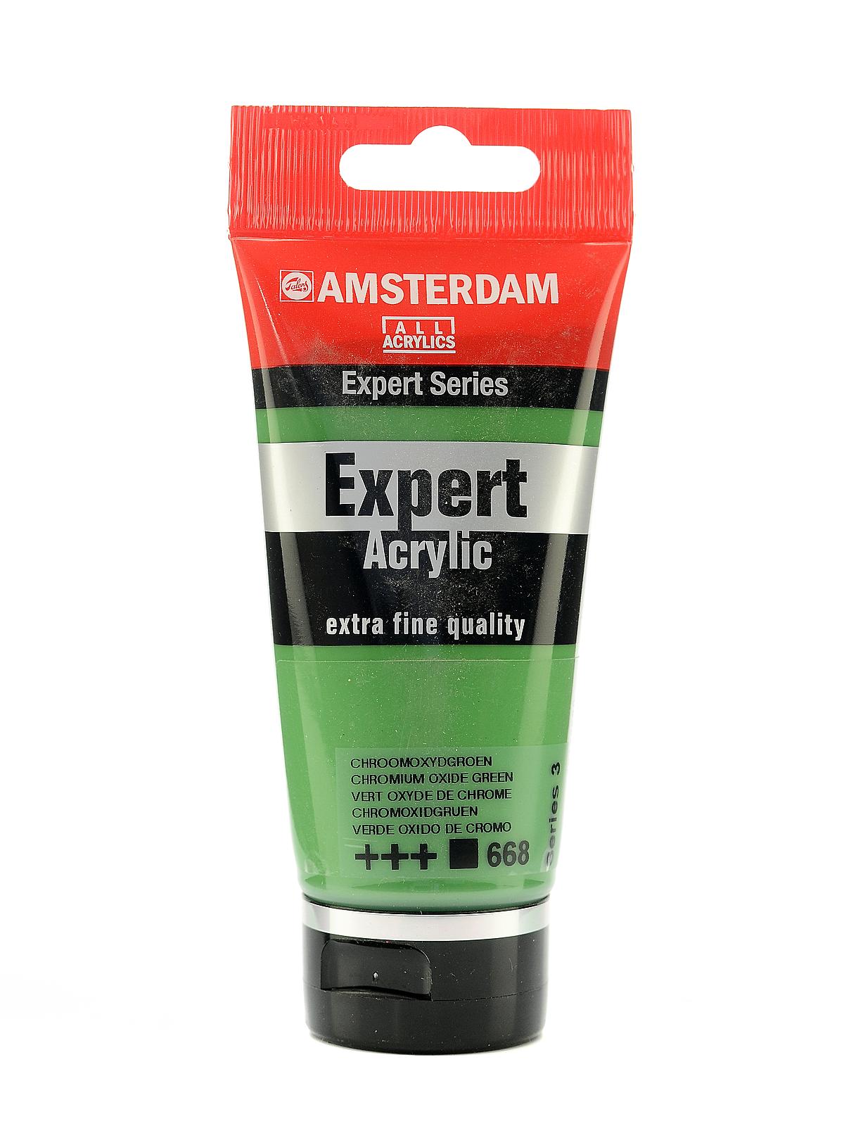 Expert Acrylic Tubes chromium oxide green 75 ml