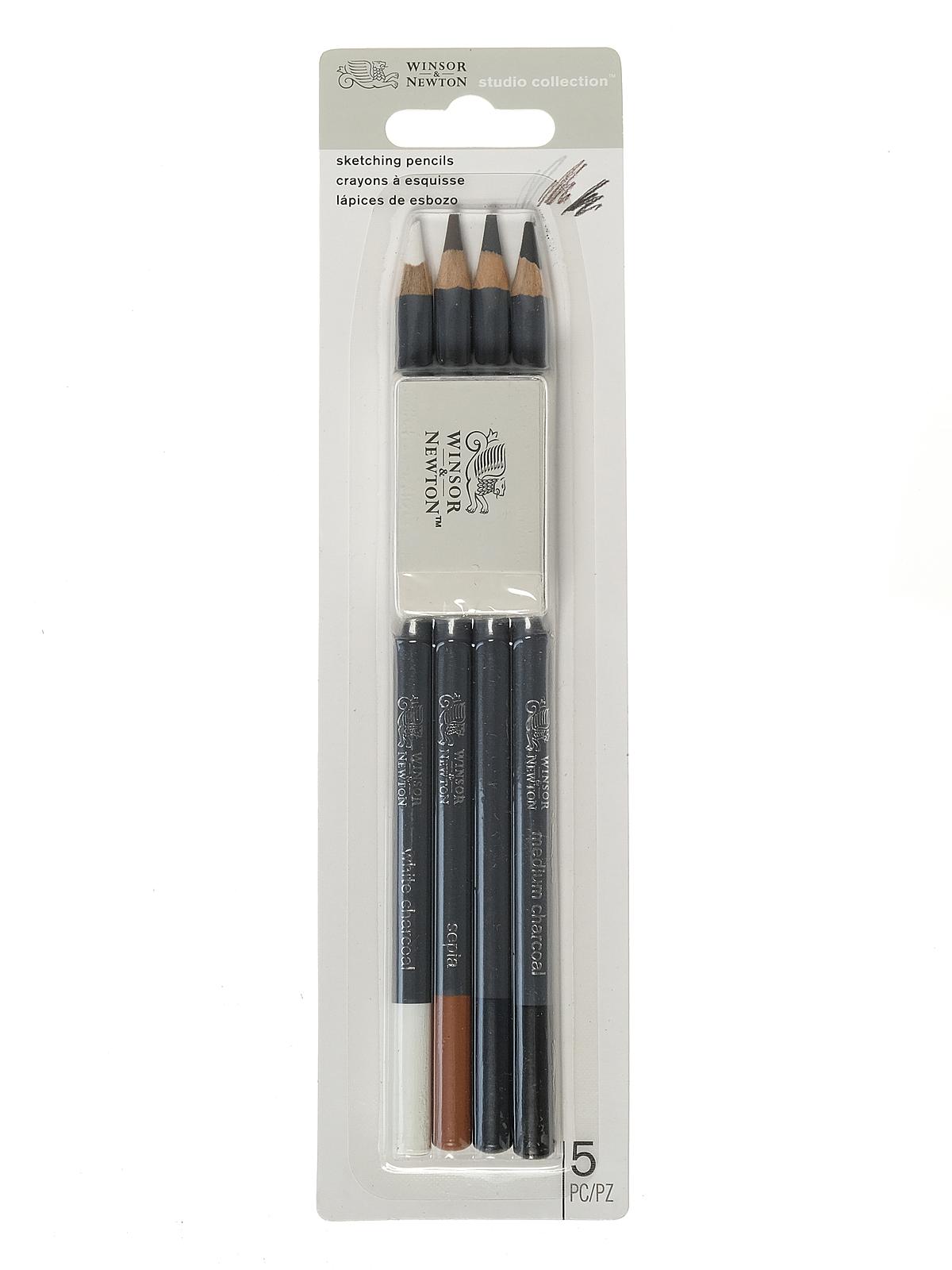 Studio Collection Pencil Sets sketching 5 pieces