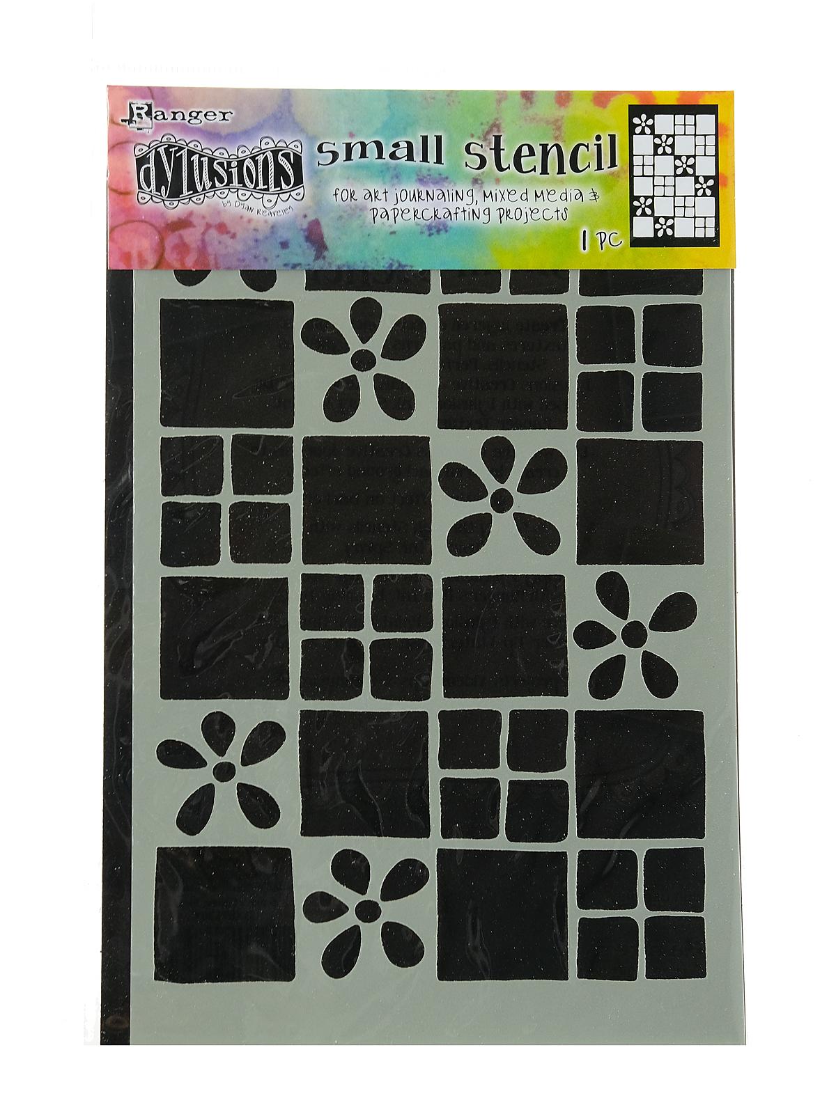 Dylusions Stencils 5 in. x 7 in. square dance