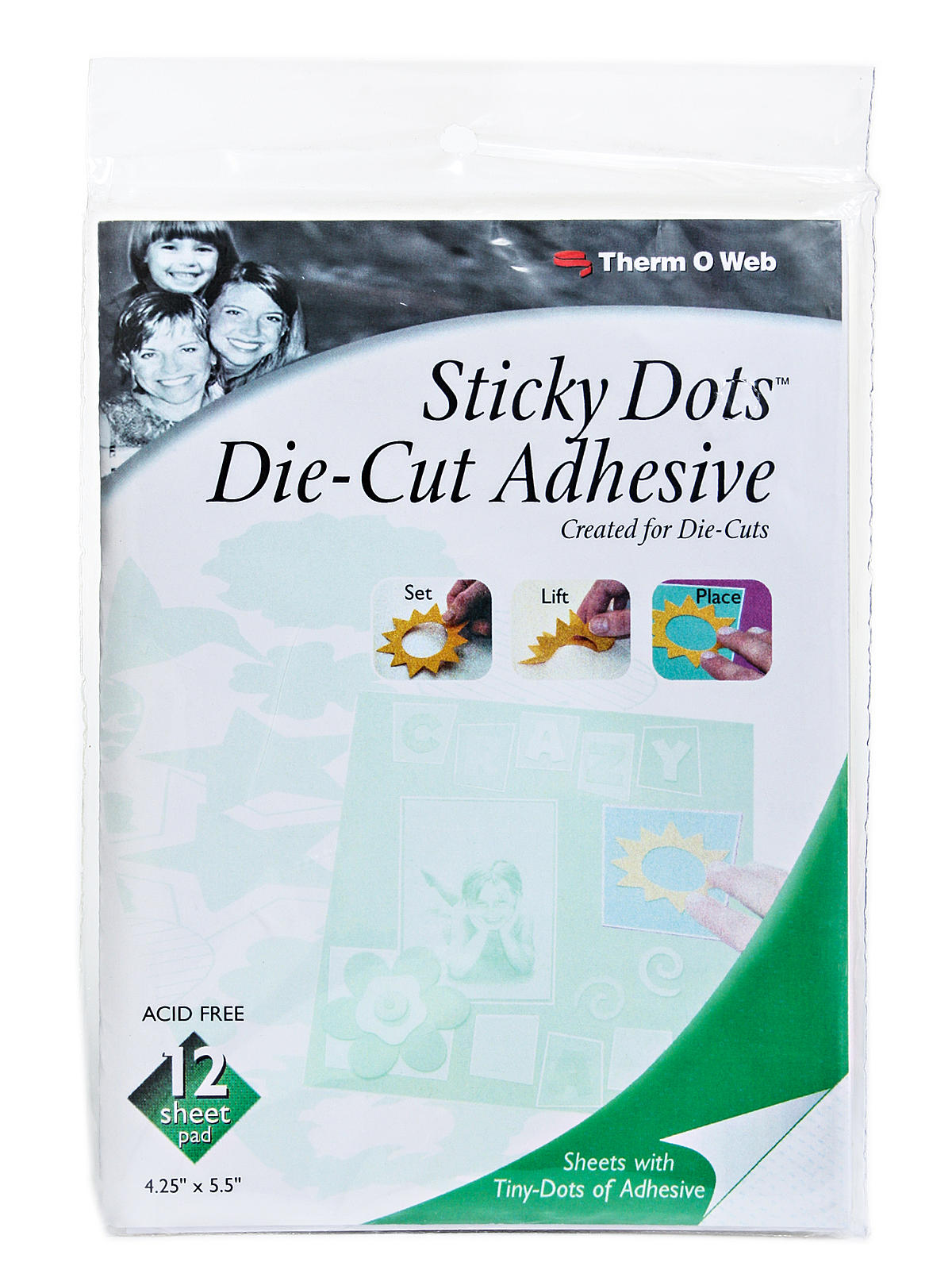 Sticky Dots 4 1 4 In. X 5 1 2 In. Pack Of 12