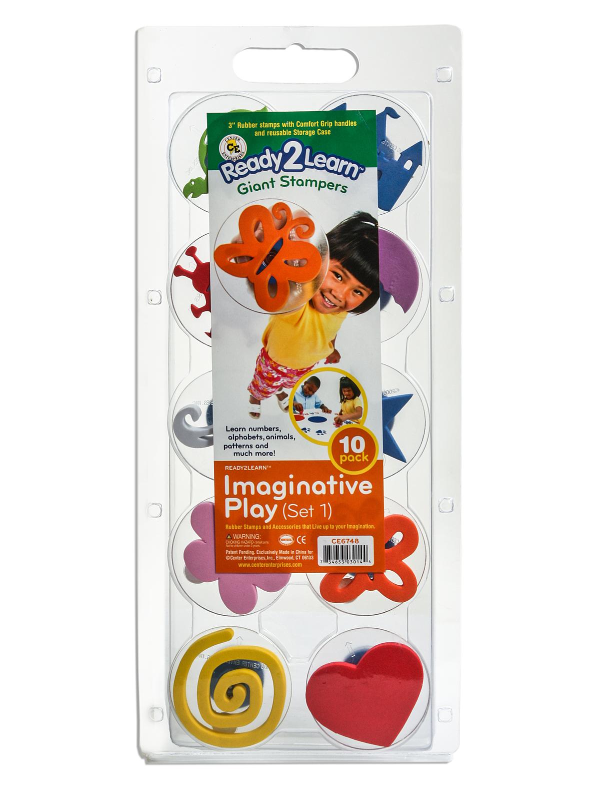 Ready2learn Giant Stampers Imaginative Play 1 Set Of 10