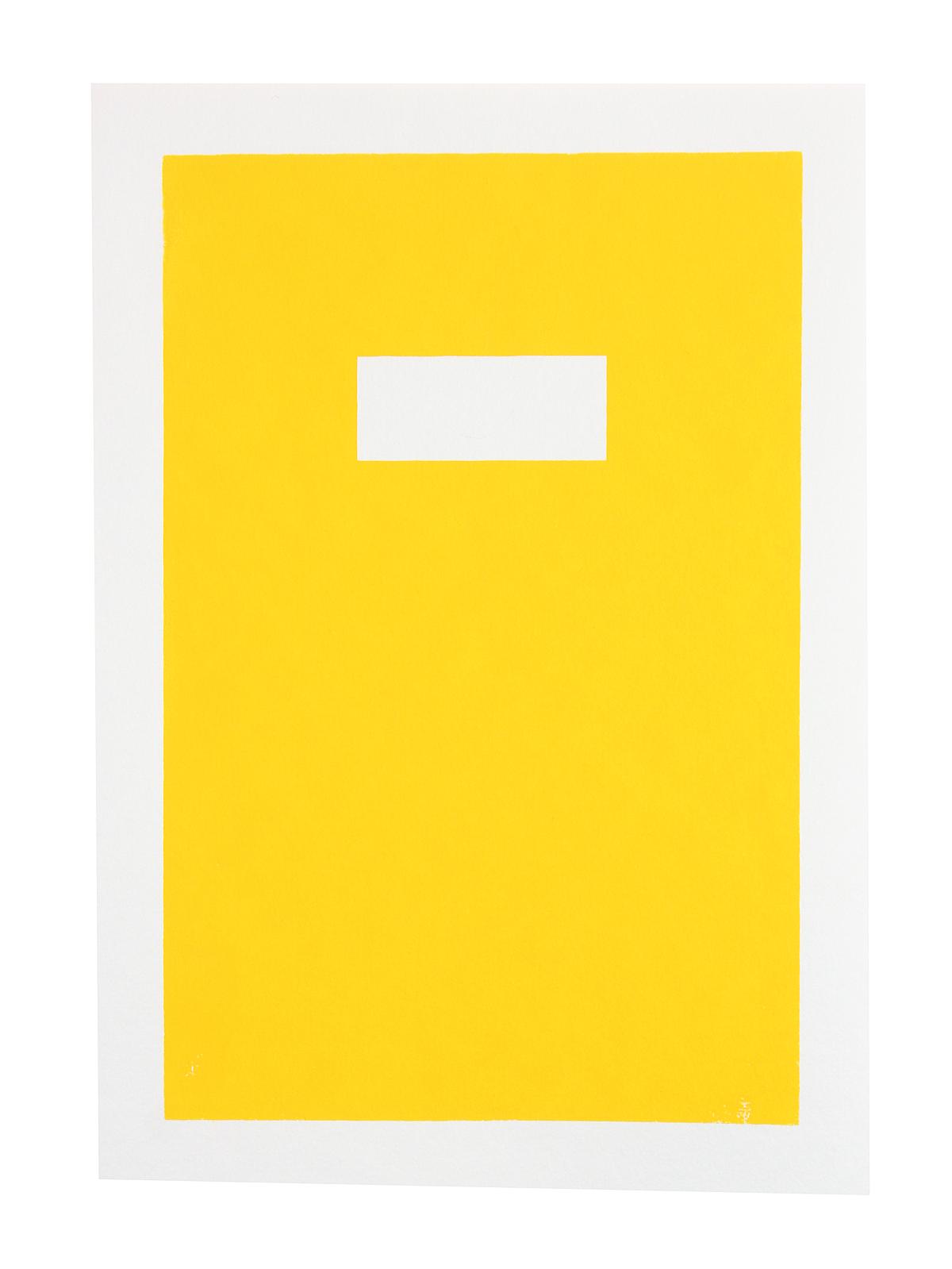 Hanji Book   Cabinet 5.8 In. X 8.3 In. Yellow 80 Pages